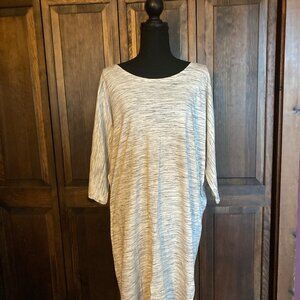 Synergy Organic Clothing "Quinn Dress" - Salt and Pepper sz XL NWT